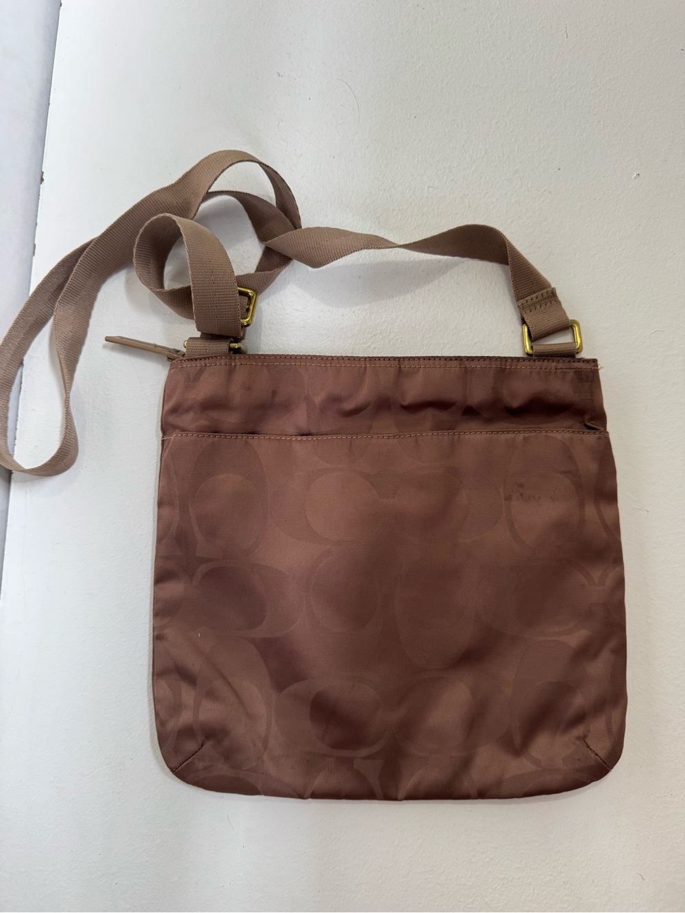 Coach Getaway Urban File Crossbody Bag nylon - Picture 5 of 10